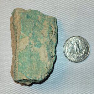 Two Pieces-Raw Malachite and Azurite from Utah